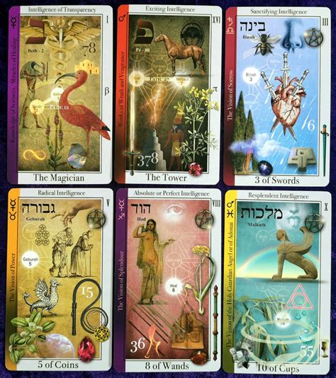Tarot deck with magical correspondences